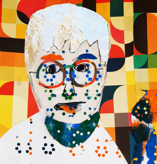 Aris' self-portrait.
