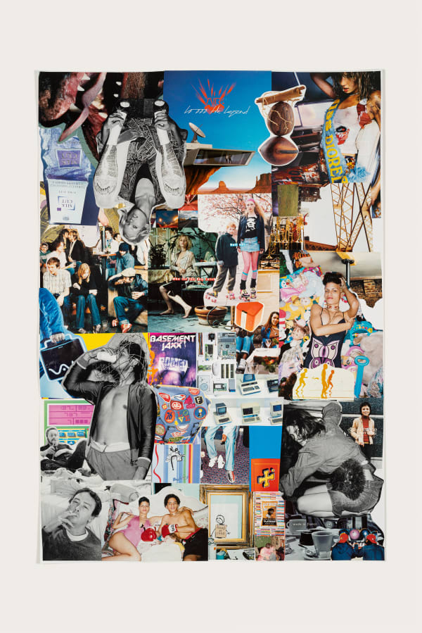 Collage of photos and text