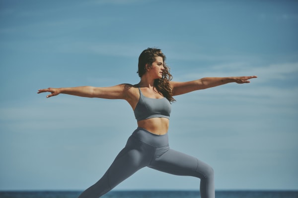 woman in yoga clothes