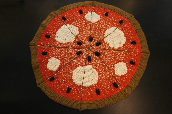 STOLL pizza rug