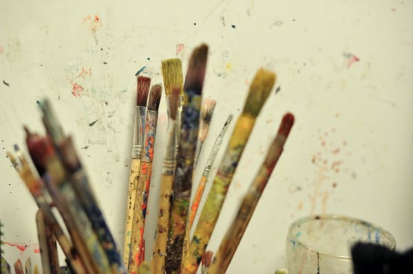 Collection of paintbrushes