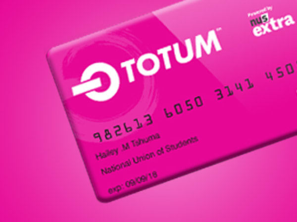 image of a pink card