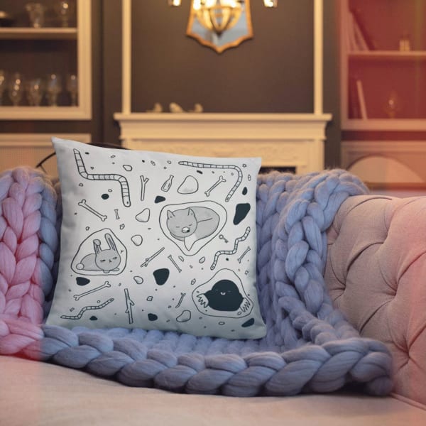 illustrated cushion