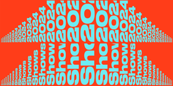Graphic in turquoise and red with text reading 