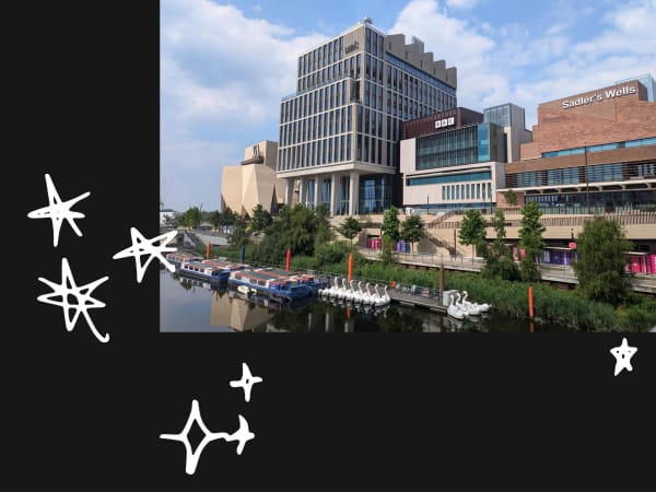 Front view of LCF East Bank campus