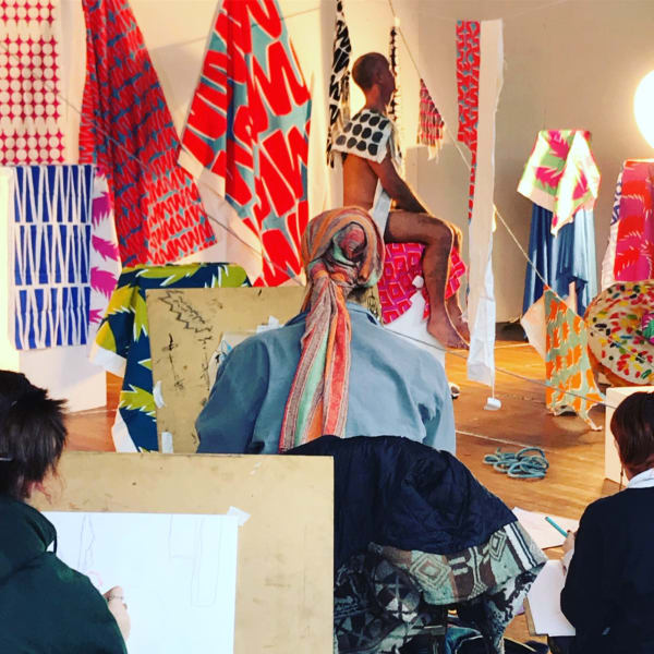 Life drawing at Hereford College of Arts