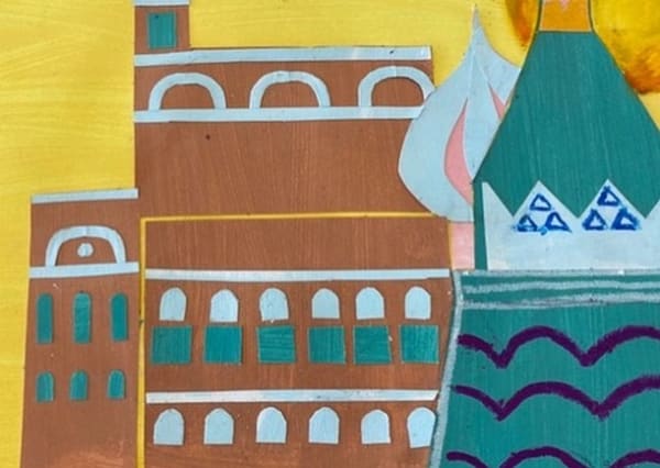 Collage of buildings.