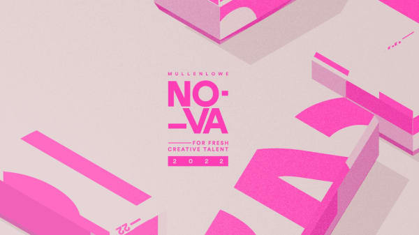 MullenLowe NOVA Awards - for fresh creative talent 2022 branding
