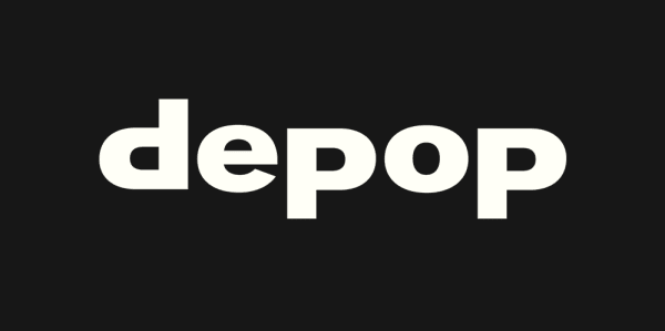 logotype that reads depop