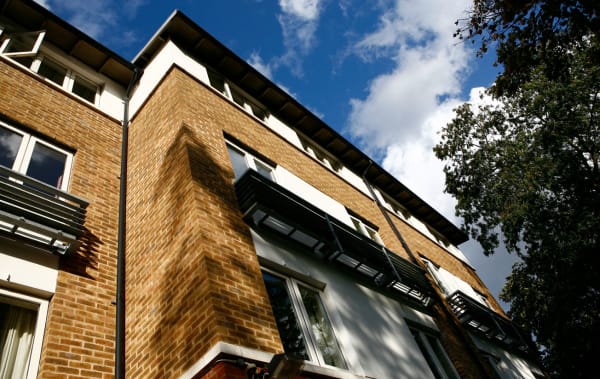 Exterior shot of Cordwainers Court halls of residence