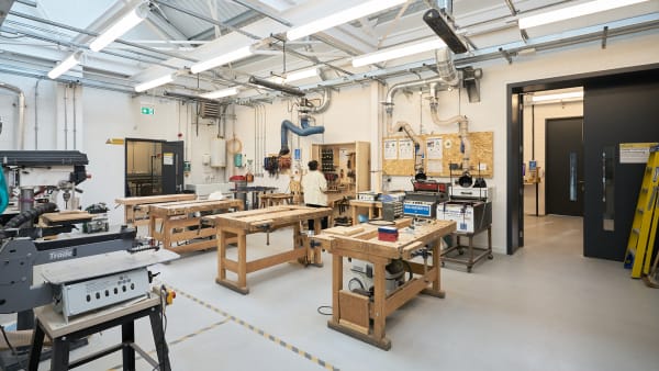 3D lab at Wimbledon College of Arts.