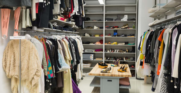 Store at Fashion Resource Center. Courtesy of the Fashion Resource Center at the School of Art Institute of Chicago
