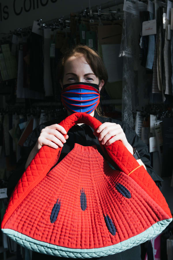 STOLL face mask and bag