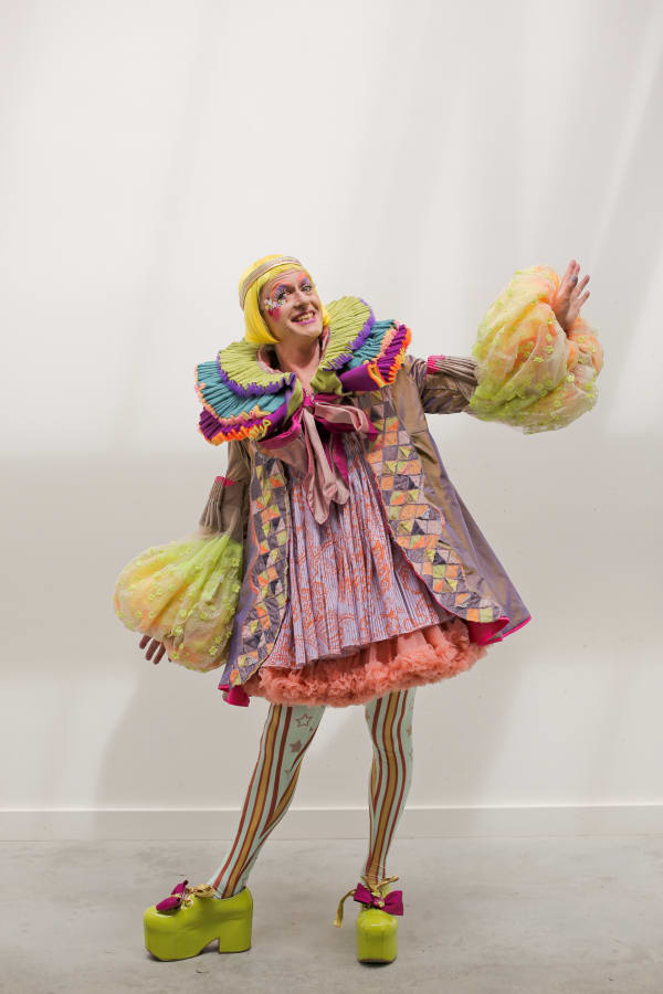 Grayson Perry wearing his 2019 robes