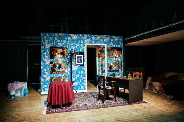 A photograph of a theater set/stage. Image for decorative purpose only.