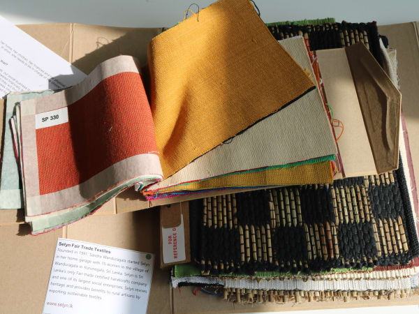 Textile samples. 