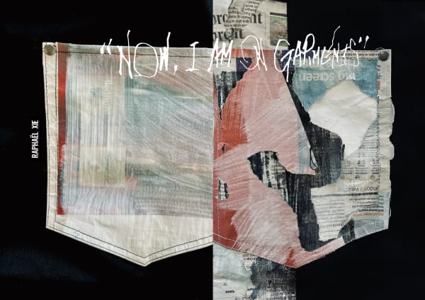 ‘NOW, I AM ON GARMENTS’ header image with newspaper pockets