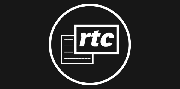 Logo showing a check icon and the R T C letters inside a circle