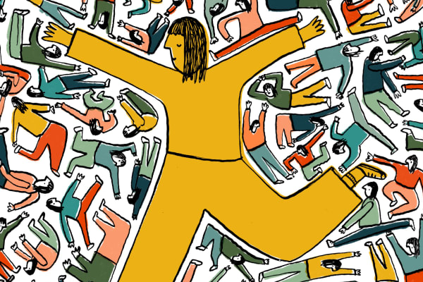 Cartoon images of people