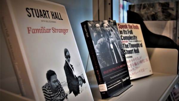 Books in the Stuart Hall library which is based at Chelsea College of Arts.