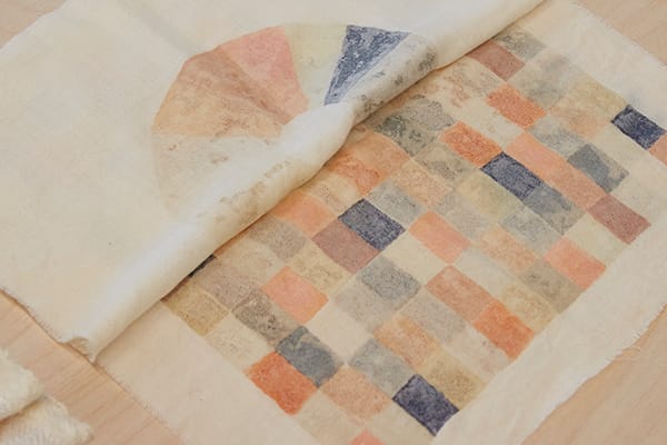 Student textile work from MA Textile Design