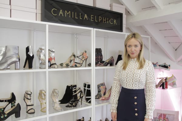 Camilla in her showroom