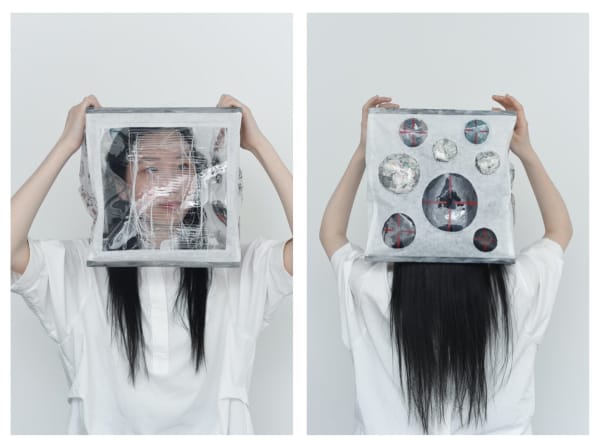 The Opposites Game by Luna Lyu. Wearable sculpture. 
