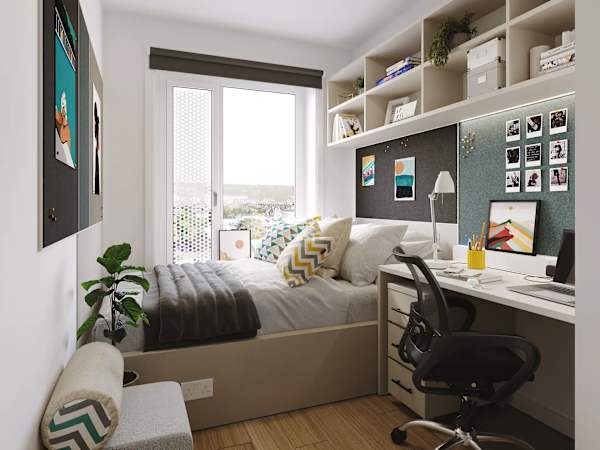 Signal House bedroom