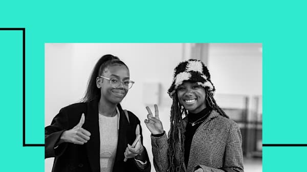 students smiling for photo