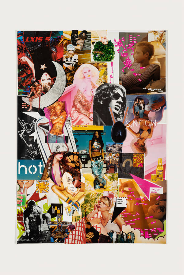 Collage of photos and text