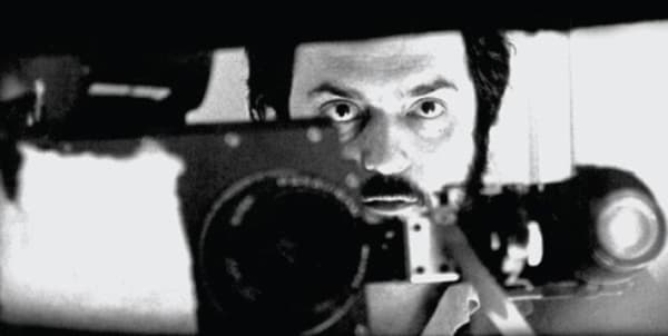 Stanley Kubrick during filming of 2001: A Space Odyssey