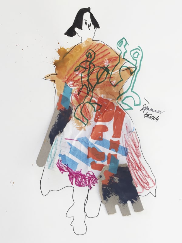 Textile design sketch