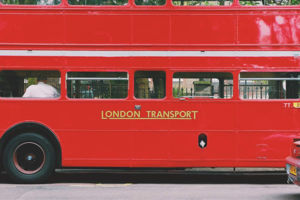 Red London bus