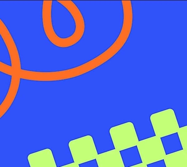 A colourful graphic with the text Camden Schools Art Biennale