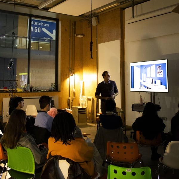 Students in a classroom