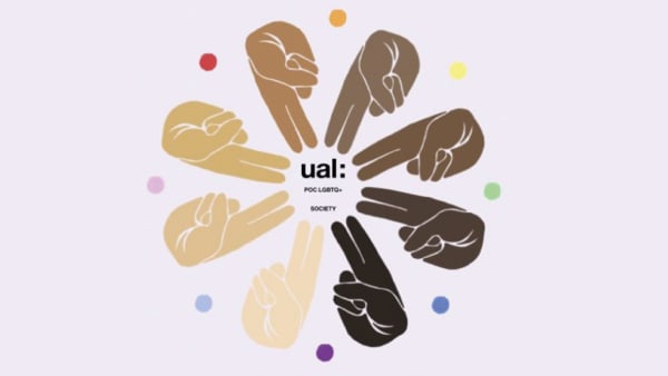 Arts SU People of Colour society logo.