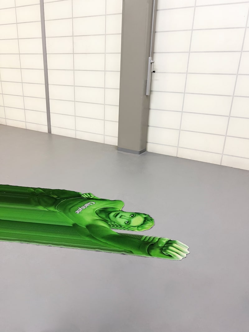 Image1 + Image2. I make me a green superman.