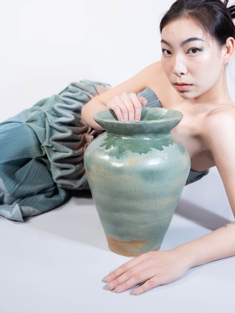 functional fabric vases