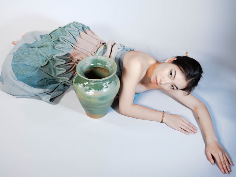Model showing my garments