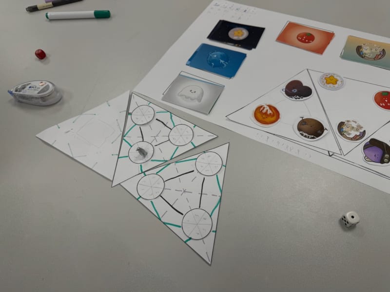 Testing out the game board.