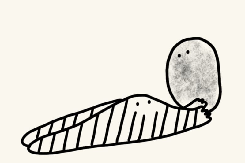 I just draw some simple character to express the inner child.