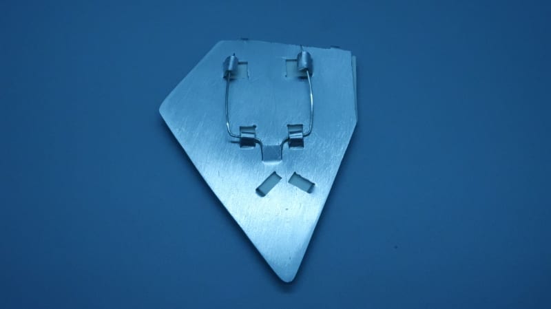 Original design structure, double needle, minimalist design, no  springs, machine and welding