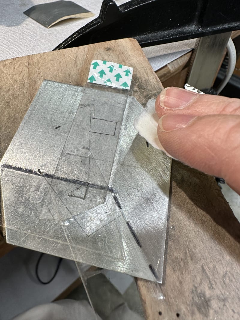sand by hand with sandpaper
