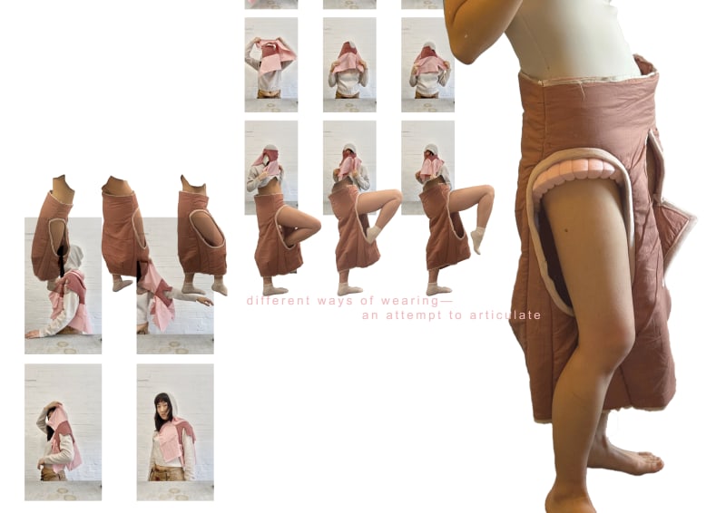 Images of final garment fittings