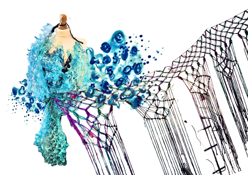 shibori and macrame