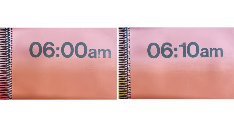 This work aims to capture the transformation of the colors that unfolds during the hours of sunrise and sunset, based on my personal experience. 