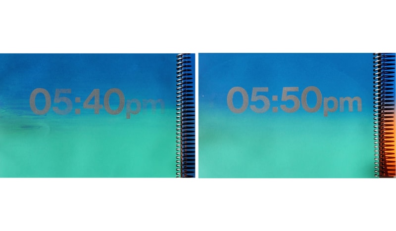 This work aims to capture the transformation of the colours that unfolds during the hours of sunrise and sunset, based on my personal experience. 