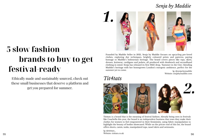 Five slow fashion brands to buy to get festival-ready page.