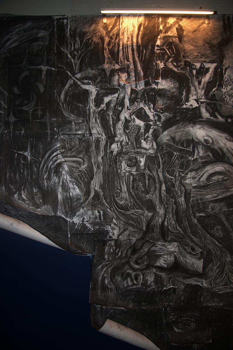 charcoal drawings