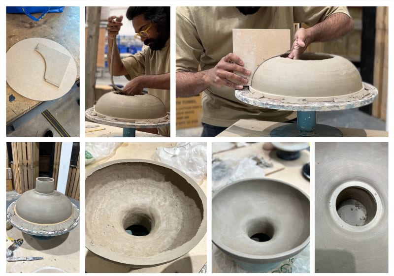 The collaboration with Rescue Clay is closely aligned with the ecological and ethical foundations of this project. Each year, vast amounts of clay fro